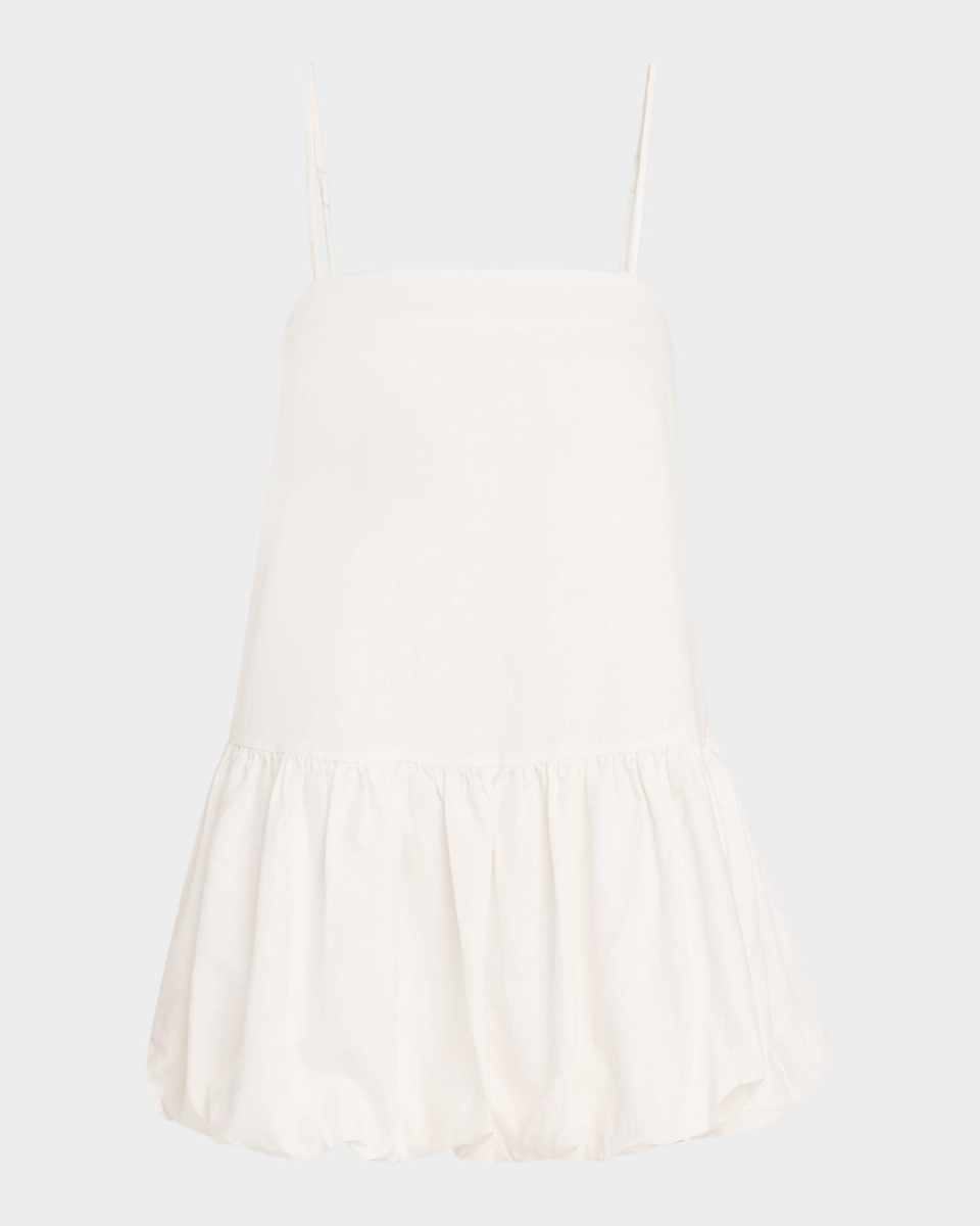 Air Linen Bubble Mini Dress